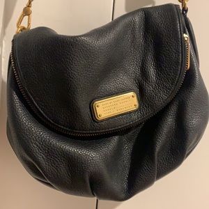 Marc Jacobs Cross Body Bag, black and gold